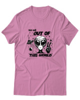 T-Shirt Αντρικό - Out Of This World - Color Thumbnail Ροζ