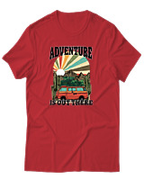 T-Shirt Αντρικό - Out There - Color Thumbnail Κόκκινο