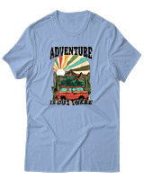 T-Shirt Αντρικό - Out There - Color Thumbnail Γαλάζιο