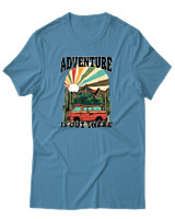 T-Shirt Αντρικό - Out There - Color Thumbnail Τιρκουάζ