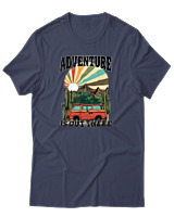 T-Shirt Αντρικό - Out There - Color Thumbnail Μπλε Γκρι