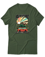 T-Shirt Αντρικό - Out There - Color Thumbnail Κυπαρισσί