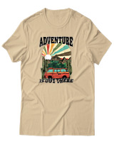 T-Shirt Αντρικό - Out There - Color Thumbnail Μπεζ