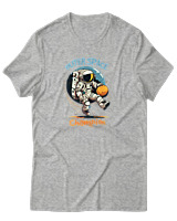 T-Shirt Αντρικό - Outer Space - Color Thumbnail Γκρι Μελανζέ