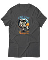 T-Shirt Αντρικό - Outer Space - Color Thumbnail Ανθρακί