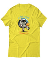 T-Shirt Αντρικό - Outer Space - Color Thumbnail Κίτρινο