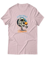 T-Shirt Αντρικό - Outer Space - Color Thumbnail Απαλό Ροζ