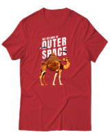 T-Shirt Αντρικό - Outer Space - Color Thumbnail Κόκκινο