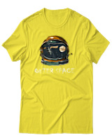T-Shirt Αντρικό - Outer Space - Color Thumbnail Κίτρινο