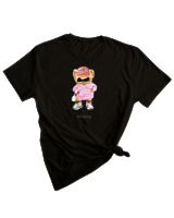 T-Shirt Woman Fashion Γυναικείο - OutGoing - Color Thumbnail BLACK