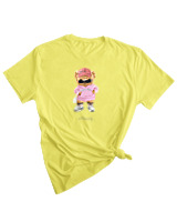 T-Shirt Woman Fashion Γυναικείο - OutGoing - Color Thumbnail LIGHT YELLOW
