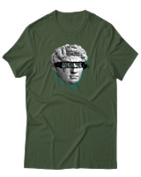 T-Shirt Αντρικό - Overthinker - Color Thumbnail Κυπαρισσί