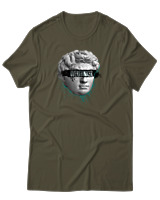 T-Shirt Αντρικό - Overthinker - Color Thumbnail Χακί