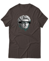T-Shirt Αντρικό - Overthinker - Color Thumbnail Καφέ