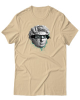 T-Shirt Αντρικό - Overthinker - Color Thumbnail Μπεζ