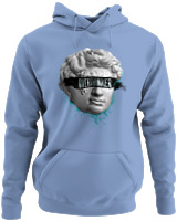 Φούτερ με κουκούλα - Overthinker - Color Thumbnail Blue Carolina