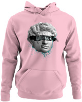Φούτερ με κουκούλα - Overthinker - Color Thumbnail Pink
