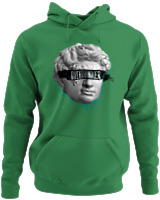 Φούτερ με κουκούλα - Overthinker - Color Thumbnail Kelly Green