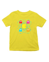 T-Shirt  Παιδικό - Pac Man Science - Color Thumbnail Κίτρινο