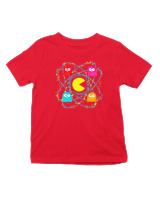 T-Shirt  Παιδικό - Pac Man Science - Color Thumbnail Κόκκινο
