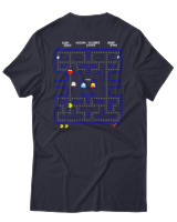 T-Shirt Αντρικό - Pac Man - Color Thumbnail Σκούρο Μπλε