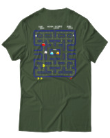 T-Shirt Αντρικό - Pac Man - Color Thumbnail Κυπαρισσί