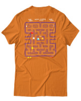 T-Shirt Αντρικό - Pac Man - Color Thumbnail Πορτοκαλί
