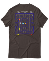 T-Shirt Αντρικό - Pac Man - Color Thumbnail Καφέ