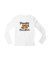 Μακρυμάνικο Μακό Παιδικό - Pancakes Stack Attack - Color Thumbnail 'Ασπρο