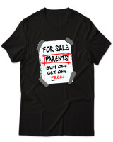 T-Shirt Unisex - Parents For Sale - Color Thumbnail Μαύρο