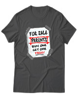 T-Shirt Unisex - Parents For Sale - Color Thumbnail Ανθρακί