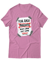 T-Shirt Unisex - Parents For Sale - Color Thumbnail Ροζ