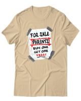 T-Shirt Unisex - Parents For Sale - Color Thumbnail Μπεζ
