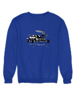 Φούτερ χωρίς κουκούλα Γυναικείο - Parts Of A Car - Color Thumbnail Μπλε Ρουά