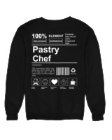 Φούτερ χωρίς κουκούλα - Pastry Chef - Color Thumbnail Μαύρο