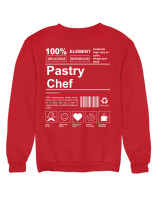 Φούτερ χωρίς κουκούλα - Pastry Chef - Color Thumbnail Κόκκινο