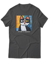 T-Shirt Αντρικό - Paw Casso - Color Thumbnail Ανθρακί