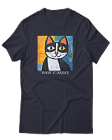 T-Shirt Αντρικό - Paw Casso - Color Thumbnail Σκούρο Μπλε