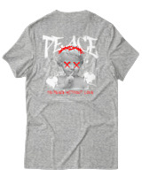 T-Shirt Αντρικό - Peace - Color Thumbnail Γκρι Μελανζέ