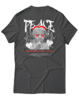 T-Shirt Αντρικό - Peace - Color Thumbnail Ανθρακί