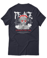 T-Shirt Αντρικό - Peace - Color Thumbnail Σκούρο Μπλε