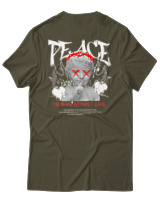 T-Shirt Αντρικό - Peace - Color Thumbnail Χακί