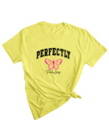 T-Shirt Woman Fashion Γυναικείο - Perfectly - Color Thumbnail LIGHT YELLOW