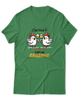 T-Shirt Αντρικό - Pet My Chickens - Color Thumbnail Πράσινο