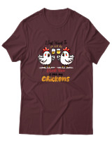 T-Shirt Αντρικό - Pet My Chickens - Color Thumbnail Μπορντό