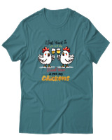 T-Shirt Αντρικό - Pet My Chickens - Color Thumbnail Μπλε Πράσινο