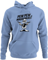 Φούτερ με κουκούλα - Pew Pew Madafakas - Color Thumbnail Blue Carolina