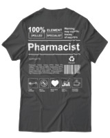 T-Shirt Unisex - Pharmacist - Color Thumbnail Ανθρακί