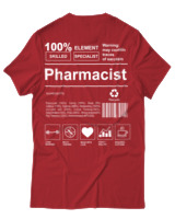 T-Shirt Unisex - Pharmacist - Color Thumbnail Κόκκινο