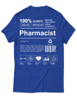 T-Shirt Unisex - Pharmacist - Color Thumbnail Μπλέ Ρουά